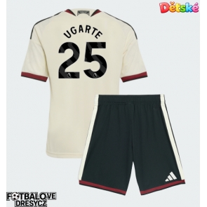 Manchester United Manuel Ugarte #25 Dětské Alternativní dres komplet 2026-27 Krátký Rukáv (+ trenýrky)